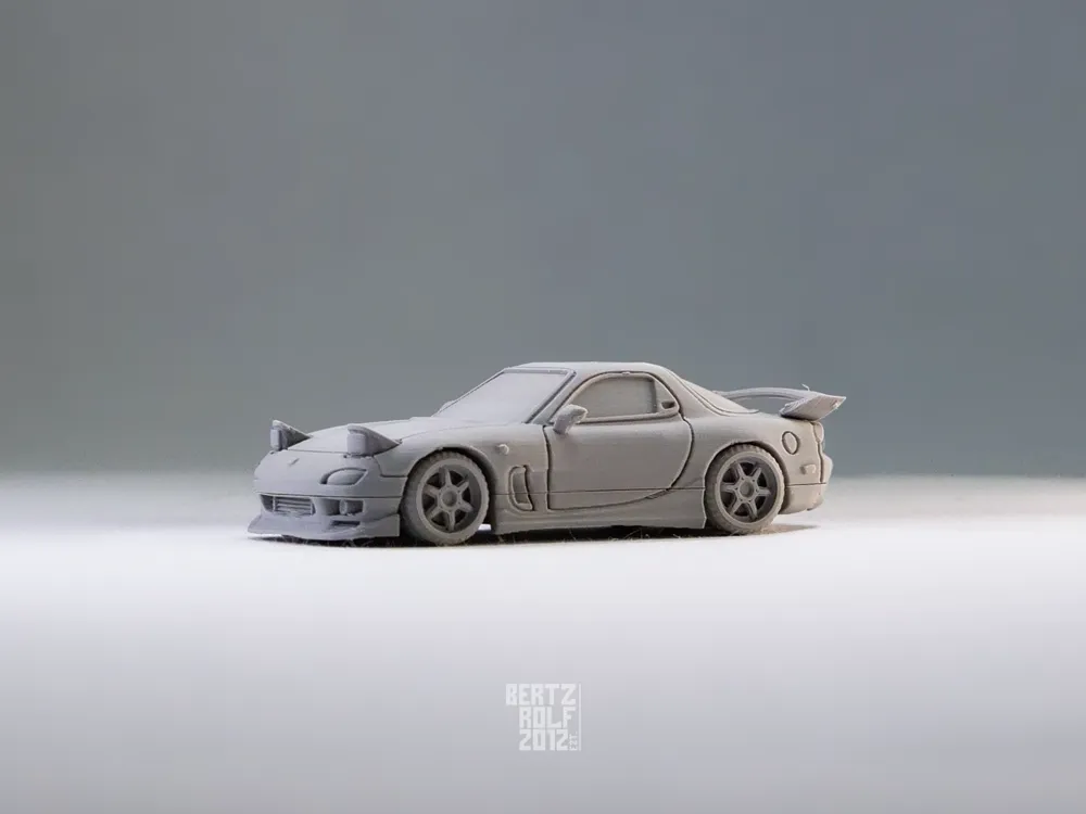 Mazda RX_7 FD Kit Card - MakerWorld 3D Model | 3Drop