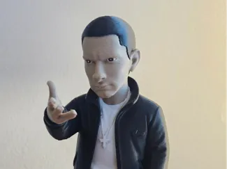 Eminem in black