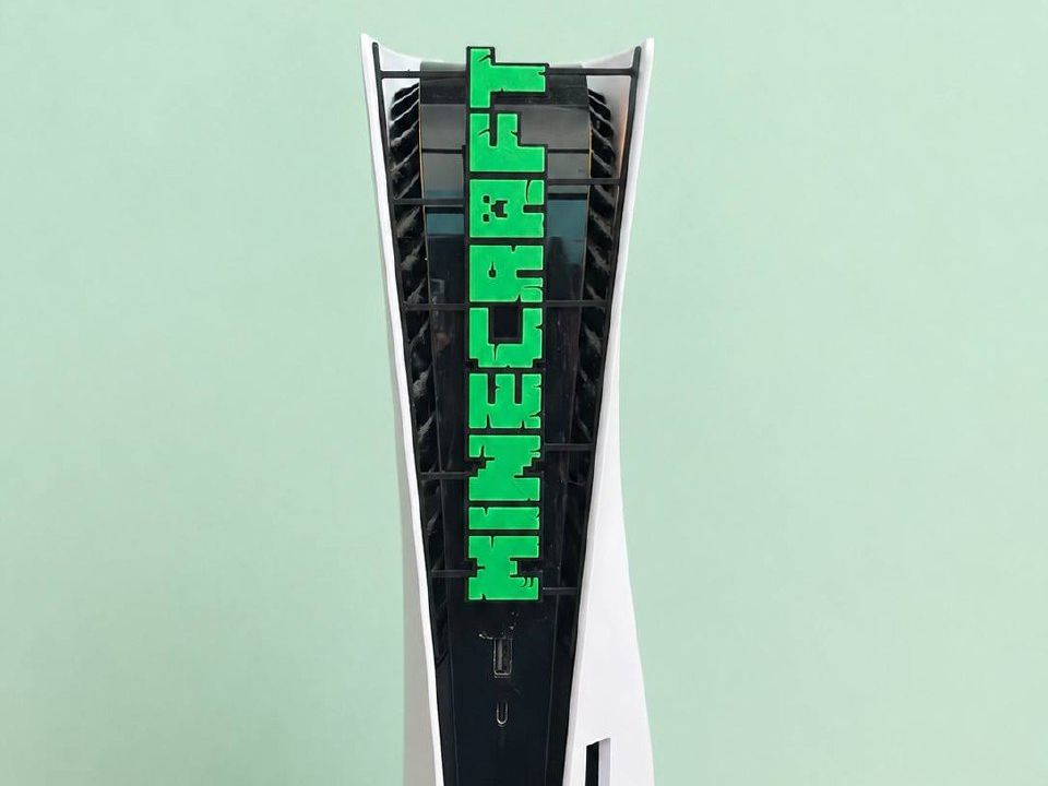 Miniatura 1 do modelo 3D Logo Cover Minecraft PS5 