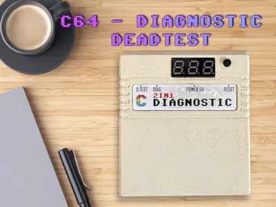 C64 Cartridge - Diagnostic & DeadTest + Voltmeter