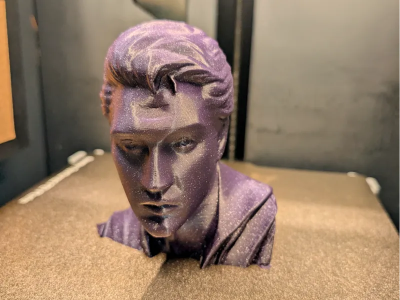 Elvis Statue modeled from makerlab