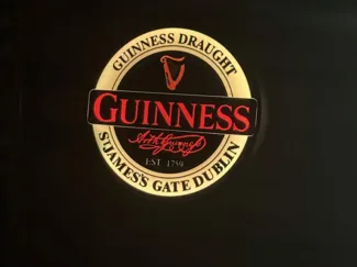 Guinness Pub 2 sided Wall mount Lightbox sign