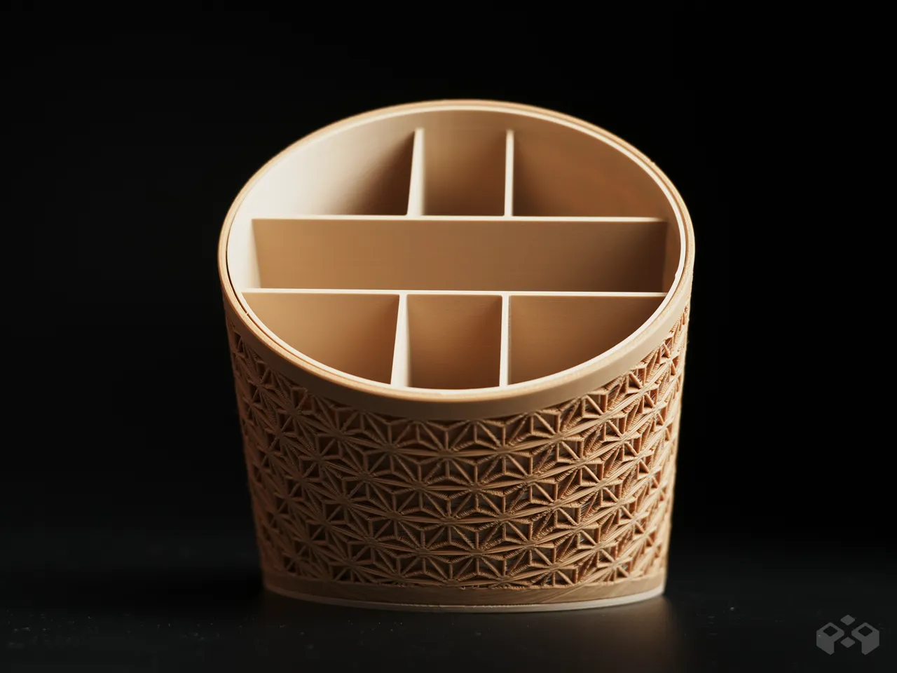 Asanoha Pen Holder - Desk Organizer view 4