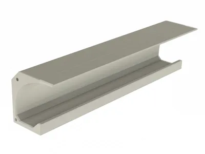 LED strip corner diffuser / reflector