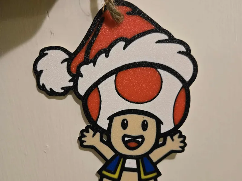 Christmas Toad super Mario brothers