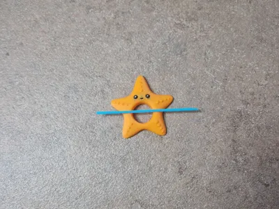 sea star hair art