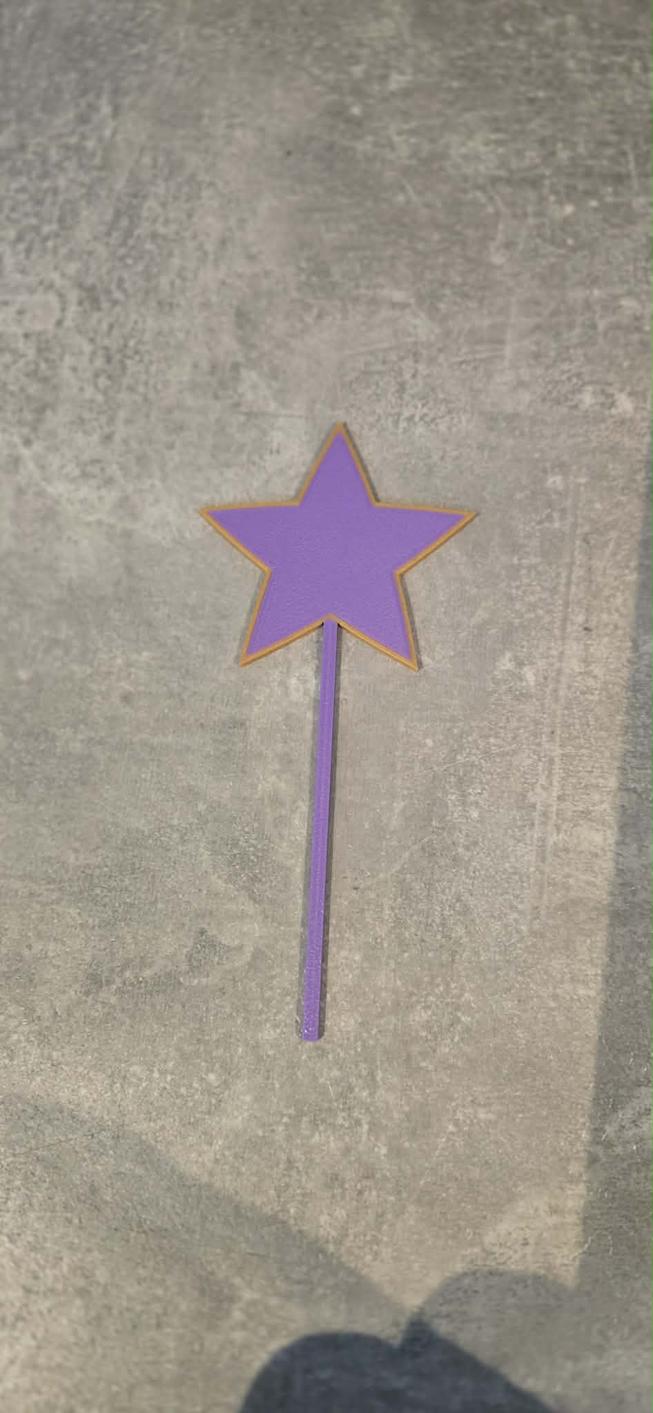 Miniatura 2 do modelo 3D Star cake topper