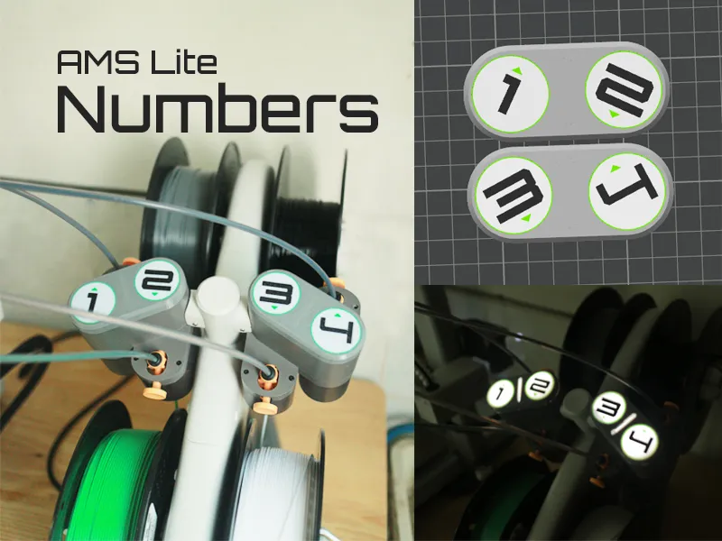 AMS Lite Numbers Parts
