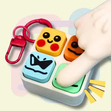 Llavero: Pokemon Fidget Clicker Stress Relief Toy Keychain — vista de referencia 3