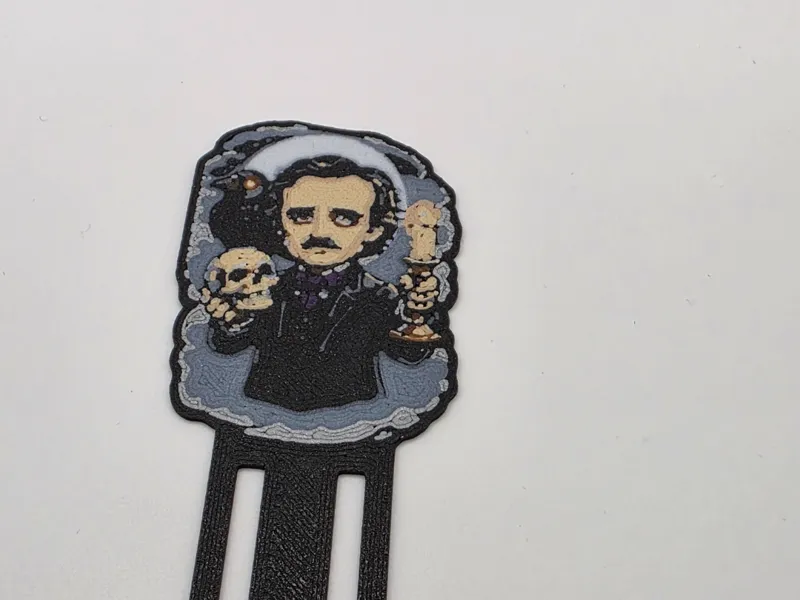 Edgar Allen Poe bookmark