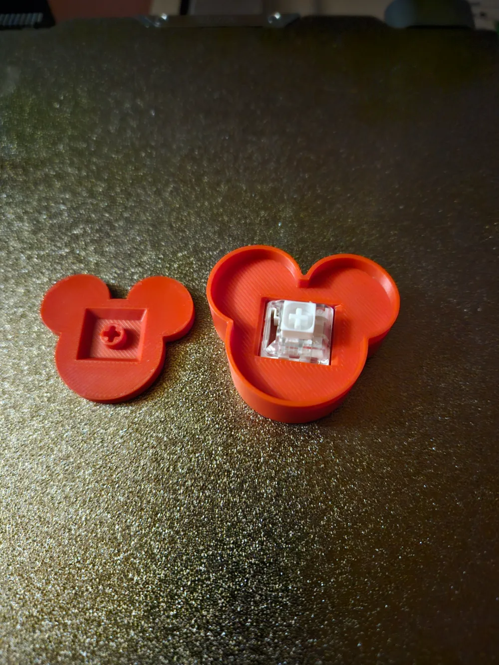 Blanke, anpassbare Mickey Mouse Ohren Fidget Clicker von Picture_it