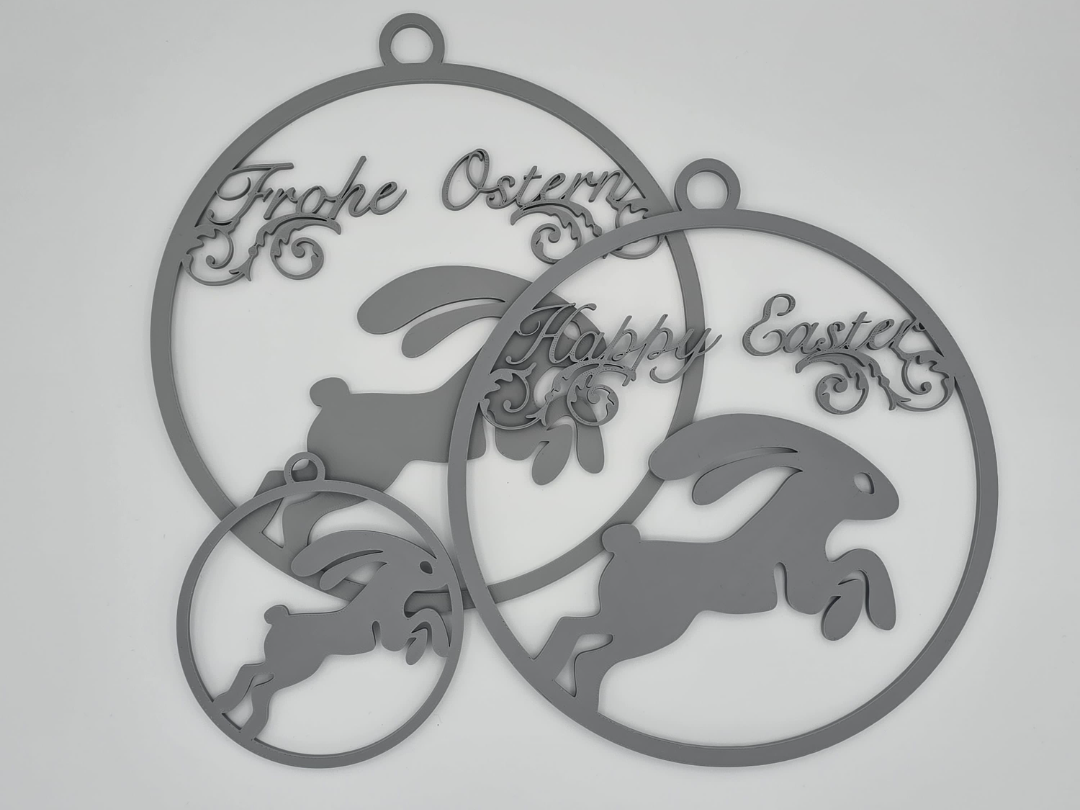 Ornaments / Loop Set - Frohe Ostern & Happy Easter