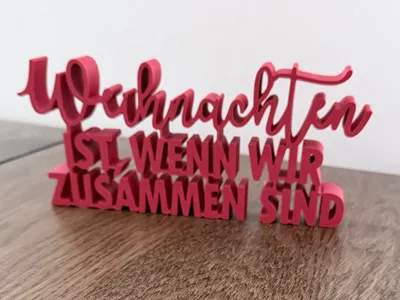 Christmas Decoration Lettering 
