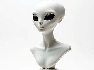 Elegant Alien Bust