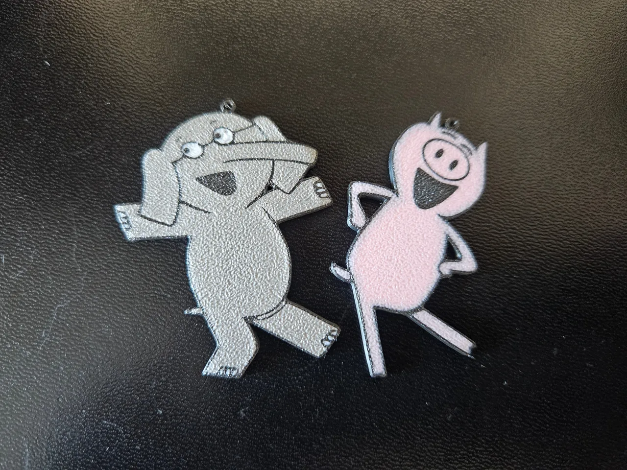 earrings.DadsHobbies.piggieAndGerald view 2