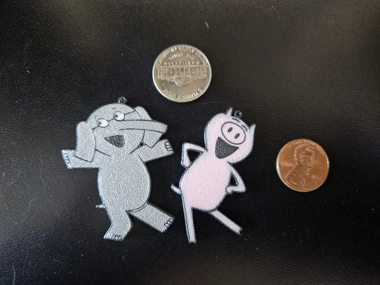 earrings.DadsHobbies.piggieAndGerald view 3