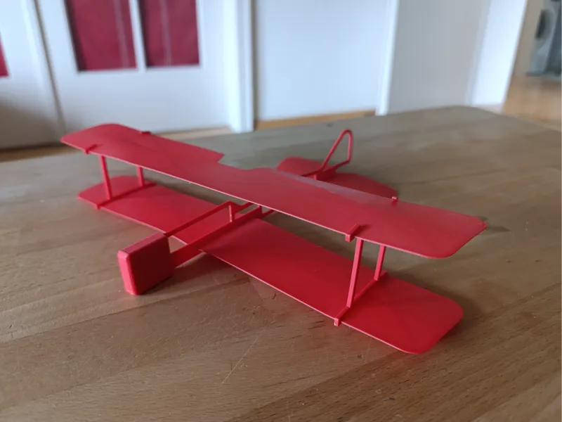 Wurfgleiter Doppeldecker / Flugzeug