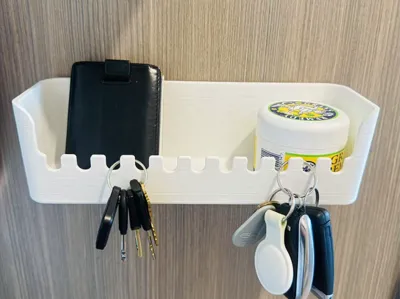 Key Hanger with Storage (Large)