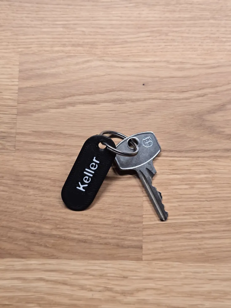 Keyler Labels Keyring / Key Label - Free 3D Print Model - MakerWorld