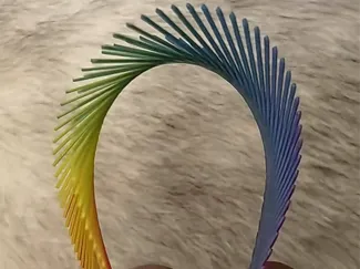 Rainbow Feather Bookmark