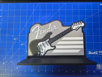 Estante o repisa: Fender Stratocaster Guitar Wall Shelf — vista de referencia 4