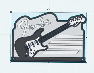 Estante o repisa: Fender Stratocaster Guitar Wall Shelf — vista de referencia 5