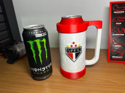 São Paulo Futebol Clube Can Holder with Handle