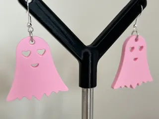 Cute ghost earrings