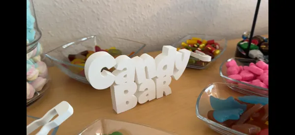 Logo pour bar à bonbons