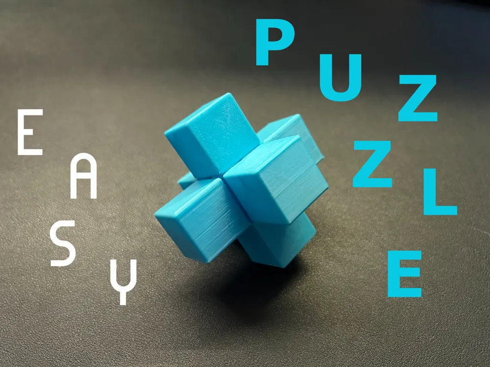 Easy 3D Puzzle by MaroDavide MakerWorld