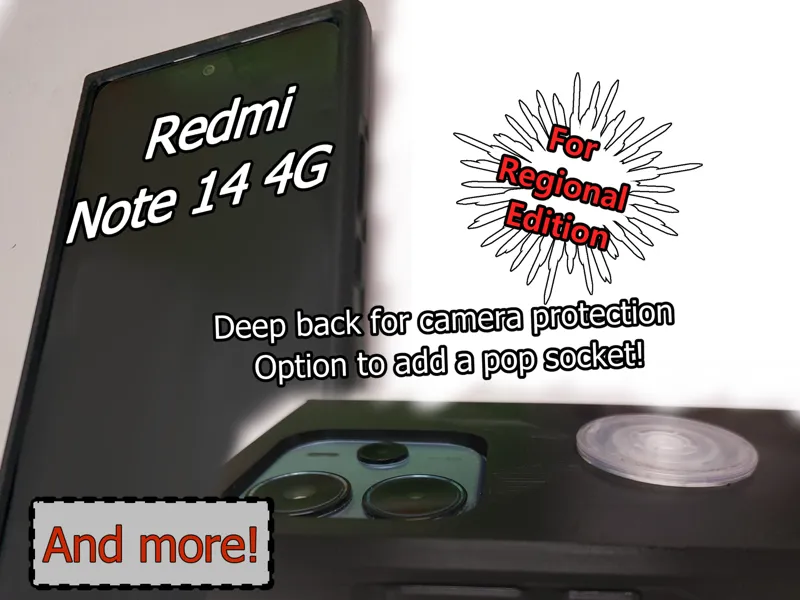 Redmi note 14 4g Case (regional)