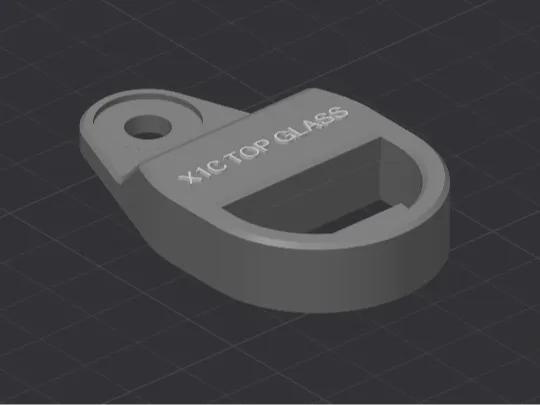 X1 P1 Top Glass Holder - Multiboard Compatible