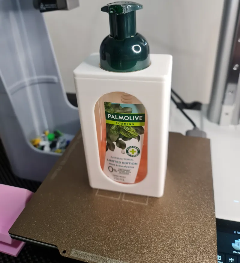 250ml Foaming Soap Holder With Suction cups & lid