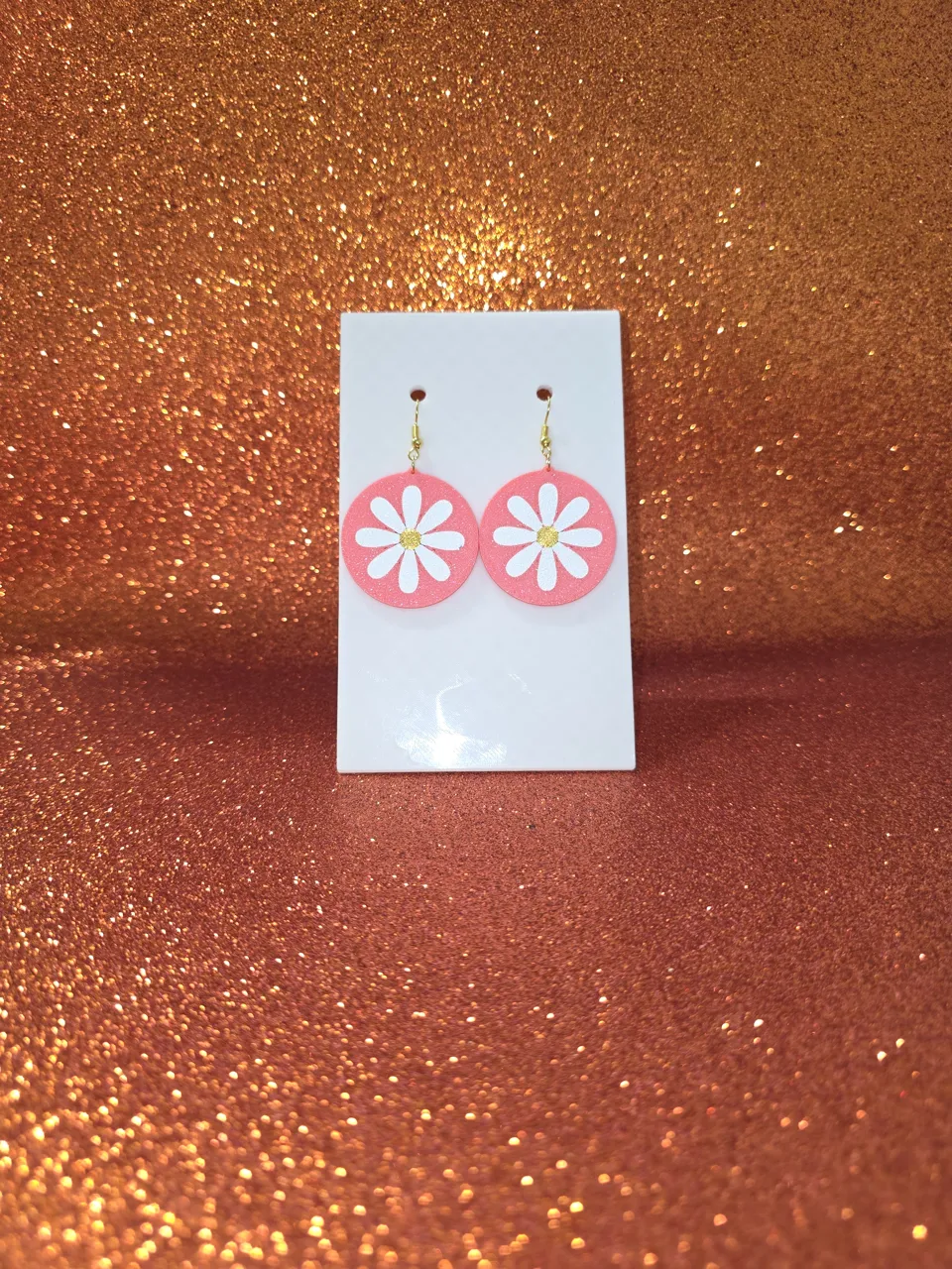 Spring circle earrings view 2