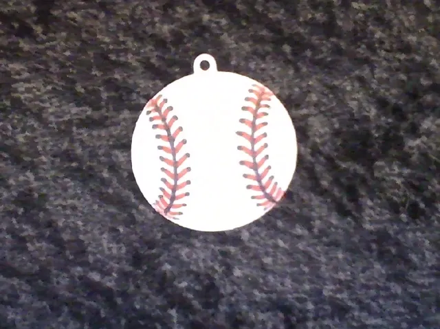 20x20 baseball earrings