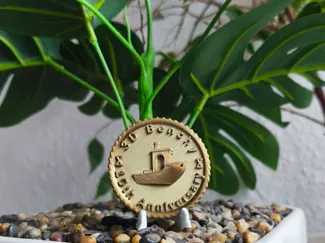 Benchy Jubiläums - Münze