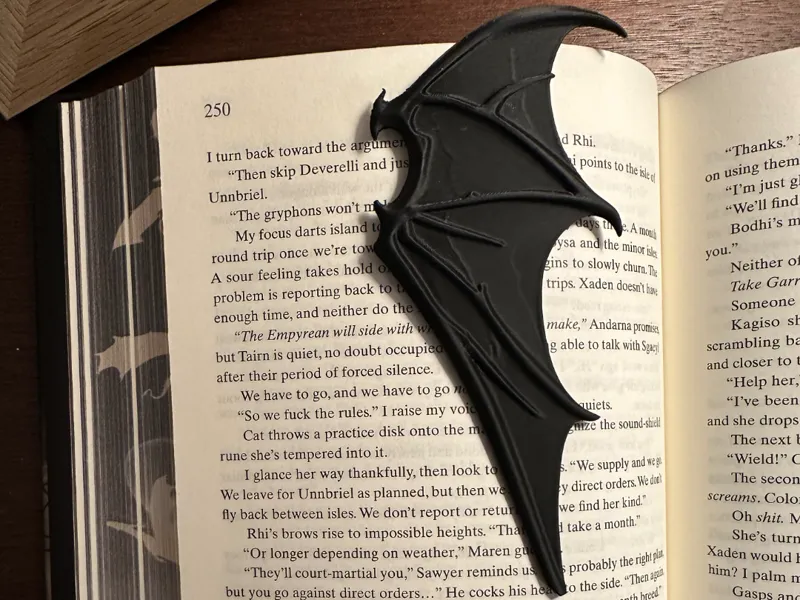 Bat Boy Wing Bookmark 