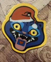 Resin Derpy Letter Christmas Ornament
