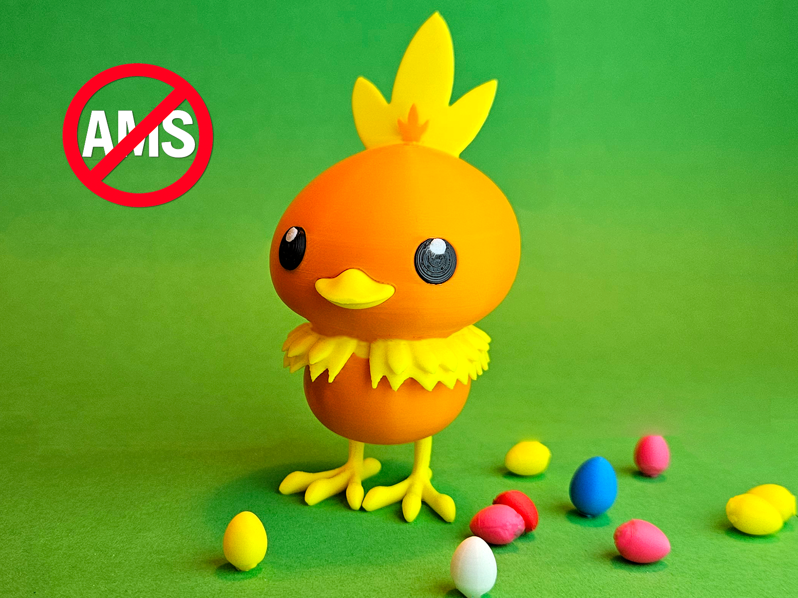 Torchic Pokemon Figure NO AMS Multipart / AMS