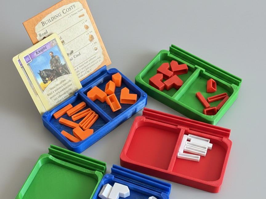 Meeple Tray with Card stand