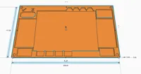 Single Colour Organiser Tray
