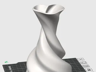 Twisted Heart Vase