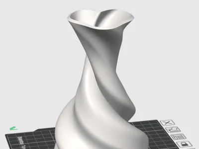 Twisted Heart Vase
