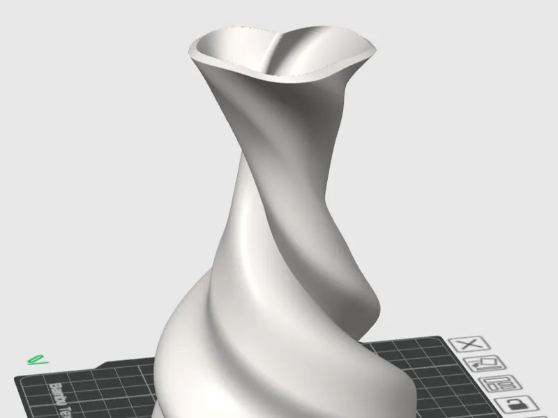 Twisted Heart Vase