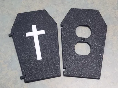 Coffin Outlet Cover With Lid