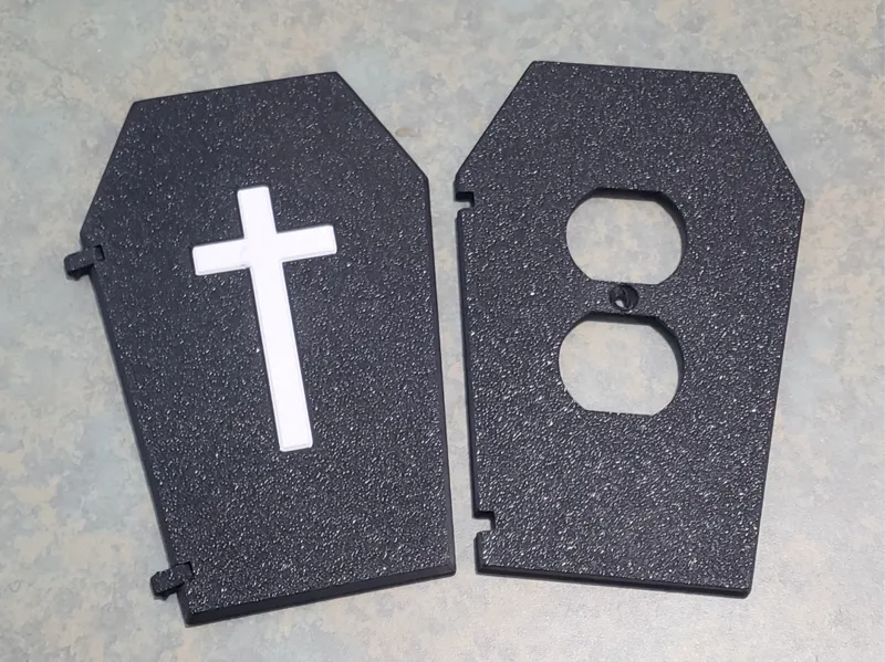 Coffin Outlet Cover With Lid