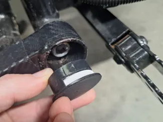 Frame Airtag Tracker bolt cap for Razor MX650