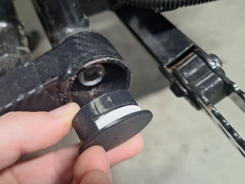 Frame Airtag Tracker bolt cap for Razor MX650
