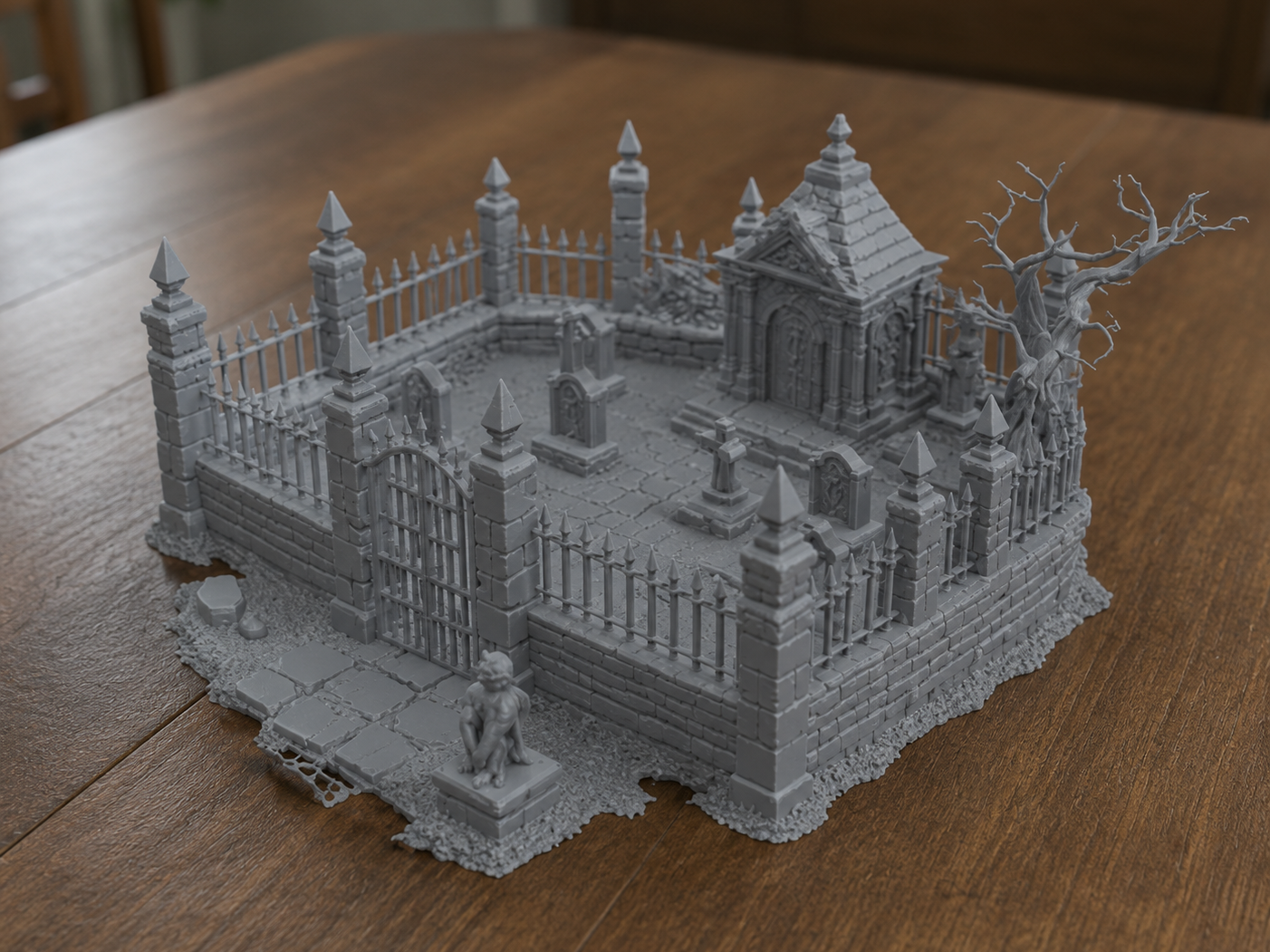 Haunted Cemetery Encounter – Modular D&D Terrain