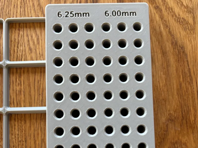 Gridfinity bin for 6mm and 6.25 (1/4) router bits